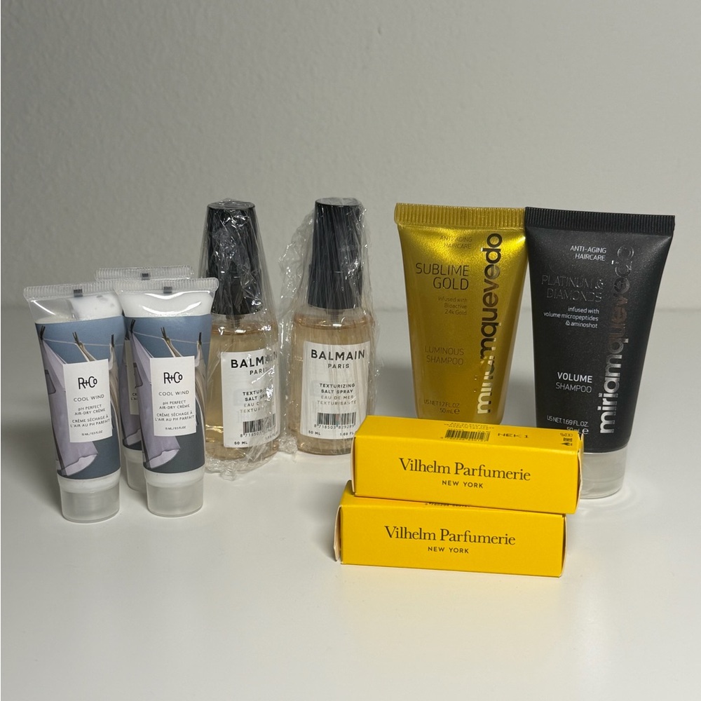 R+Co Creme | Miriam Quevedo shampoo| Balmain Paris | Poets Of Berlin ~ BUNDLE